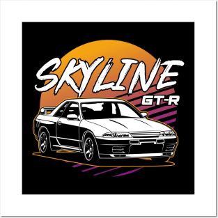 Skyline GTR R32 Posters and Art